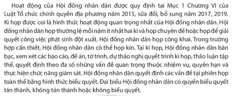 Pháp luật 10 Bài 16: Chính quyền địa phương | Chân trời sáng tạo (ảnh 3)