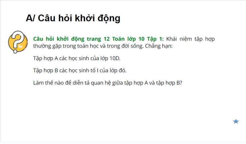 Bài giảng điện tử Tập hợp. Các phép toán trên tập hợp | Giáo án PPT Toán 10 Cánh diều (ảnh 3)