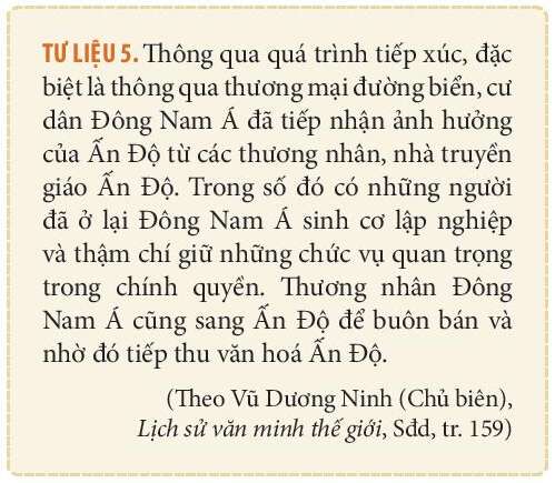 Lịch Sử 10 Bài 9: Cơ sở hình thành văn minh Đông Nam Á thời kì cổ - trung đại | Kết nối tri thức (ảnh 4)