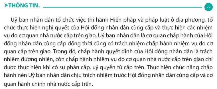 Pháp luật 10 Bài 16: Chính quyền địa phương | Chân trời sáng tạo (ảnh 4)