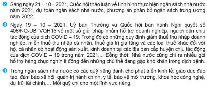 Kinh tế 10 Bài 5: Ngân sách nhà nước | Kết nối tri thức (ảnh 4)