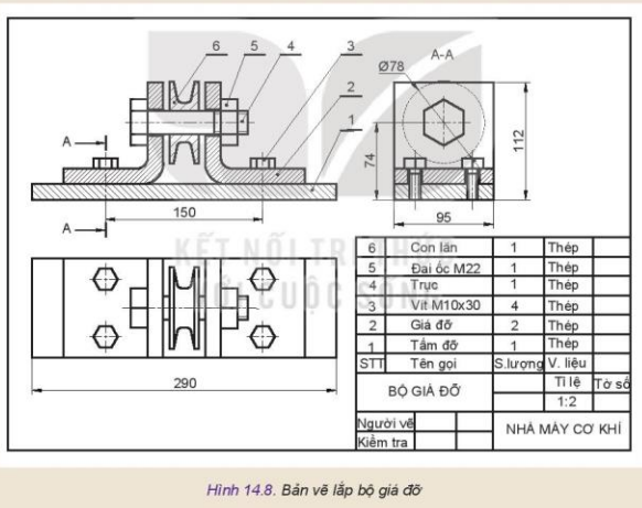 Lý thuyết Công Nghệ 10 Bài 14: Bản vẽ cơ khí - Kết nối tri thức (ảnh 1)