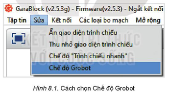 Chuyên đề Tin học 10 Bài 8: Thực hành: Kiểm tra tình trạng hoạt động của robot - Kết nối tri thức (ảnh 1)