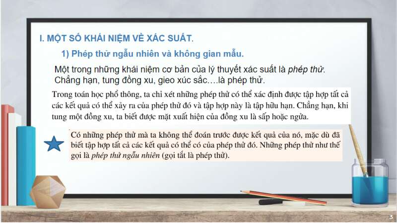 Bài giảng điện tử Xác suất của biến cố | Giáo án PPT Toán 10 Cánh diều (ảnh 3)