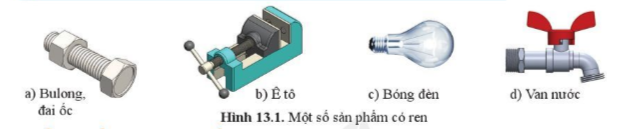 Giải Công nghệ 10 Bài 13: Biểu diễn ren - Cánh diều (ảnh 1)