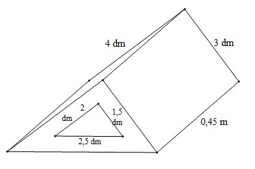 TOP 15 câu Trắc nghiệm Diện tích xung quanh và thể tích của hình lăng trụ đứng tam giác, lăng trụ đứng tứ giác có đáp án - Toán lớp 7 Chân trời sáng tạo (ảnh 1)