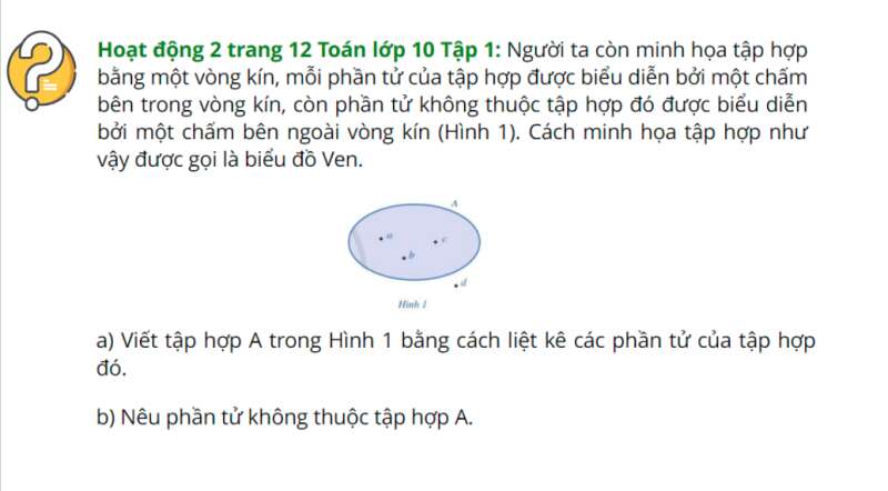 Bài giảng điện tử Tập hợp. Các phép toán trên tập hợp | Giáo án PPT Toán 10 Cánh diều (ảnh 5)