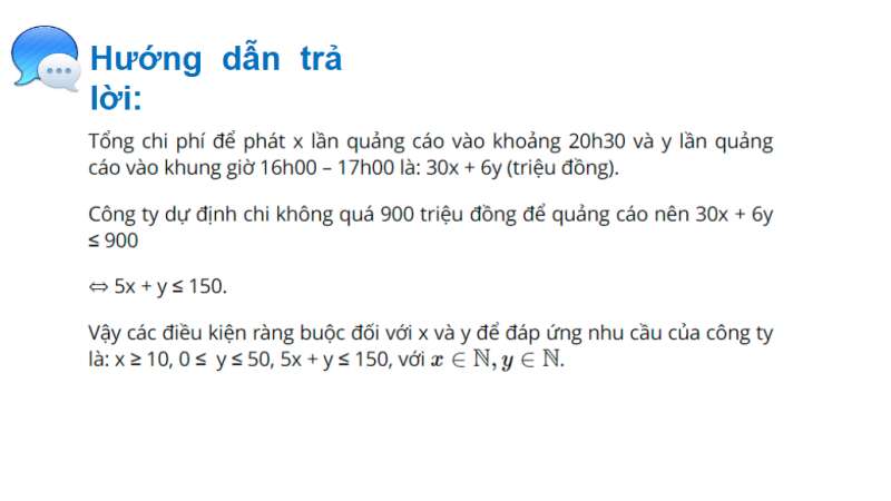 Bài giảng điện tử Hệ bất phương trình bậc nhất hai ẩn | Giáo án PPT Toán 10 Cánh diều (ảnh 4)