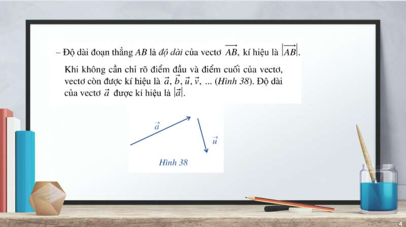 Bài giảng điện tử Khái niệm vectơ | Giáo án PPT Toán 10 Cánh diều (ảnh 4)