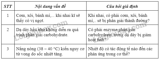 Sinh học 10 Bài 14: Thực hành: Một số thí nghiệm về enzyme | Giải Sinh 10 Chân trời sáng tạo (ảnh 2)