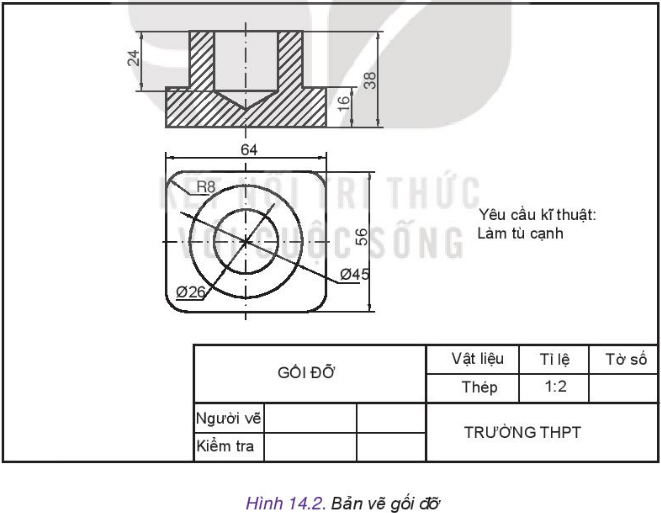 Công nghệ 10 Bài 14: Bản vẽ cơ khí | Kết nối tri thức (ảnh 2)