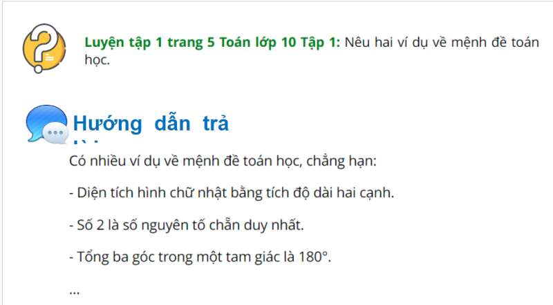 Bài giảng điện tử Mệnh đề toán học | Giáo án PPT Tiếng Anh 10 (ảnh 5)