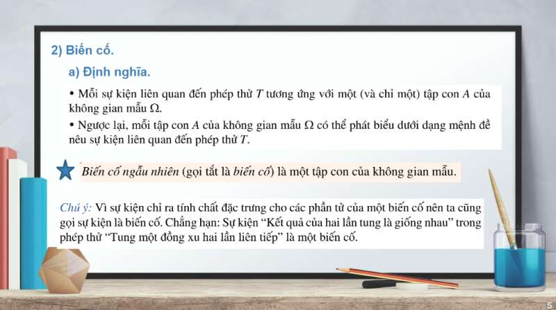 Bài giảng điện tử Xác suất của biến cố | Giáo án PPT Toán 10 Cánh diều (ảnh 5)