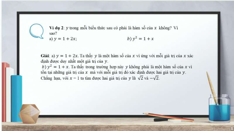 Bài giảng điện tử Hàm số và đồ thị | Giáo án PPT Toán 10 Cánh diều (ảnh 5)