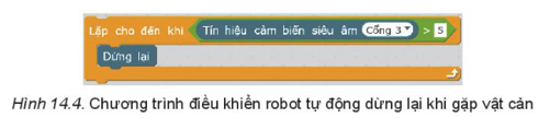 Chuyên đề Tin học 10 Bài 14: Thực hành: Dự án điều khiển robot trên sa bàn - Kết nối tri thức (ảnh 1)