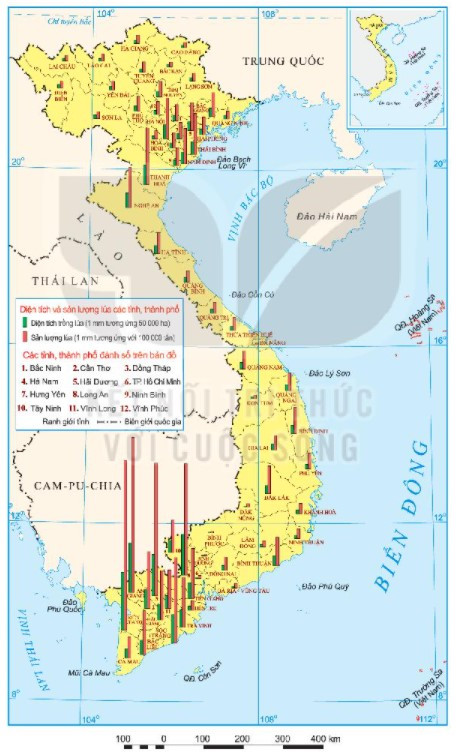 Lý thuyết Địa lí 10 Bài 2: Phương pháp biểu hiện các đối tượng địa lí trên bản đồ - Kết nối tri thức  (ảnh 1)