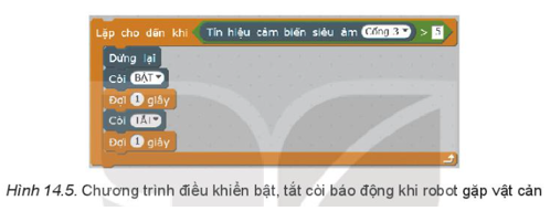 Chuyên đề Tin học 10 Bài 14: Thực hành: Dự án điều khiển robot trên sa bàn - Kết nối tri thức (ảnh 1)