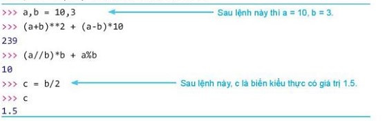 Lý thuyết Tin học 10 Bài 17: Biến và lệnh gán - Kết nối tri thức  (ảnh 1)