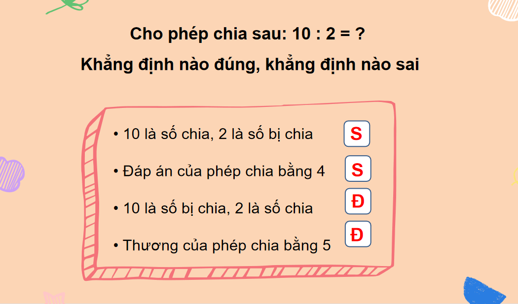 Giáo án điện tử Bảng chia 5| Bài giảng PPT Toán lớp 2 Kết nối tri thức (ảnh 1)