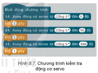 Chuyên đề Tin học 10 Bài 8: Thực hành: Kiểm tra tình trạng hoạt động của robot - Kết nối tri thức (ảnh 1)