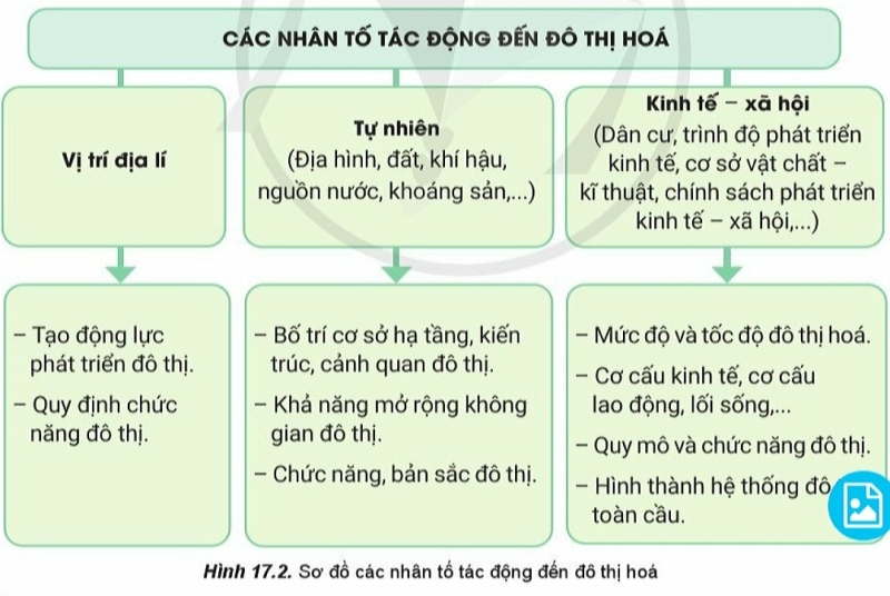 Địa Lí 10 Bài 17: Phân bố dân cư và đô thị hoá | Cánh diều (ảnh 2)