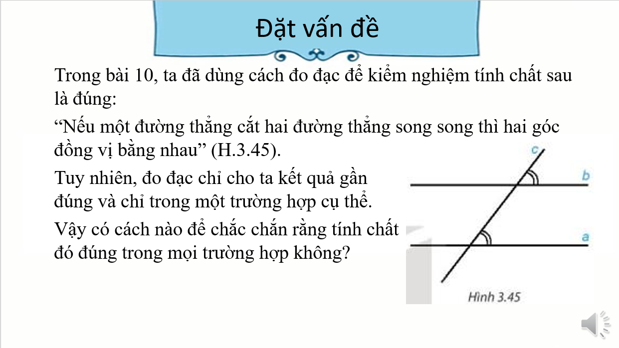 Giáo án điện tử Định lí và chứng minh định lí | Bài giảng PPT Toán 7 Kết nối tri thức (ảnh 1)