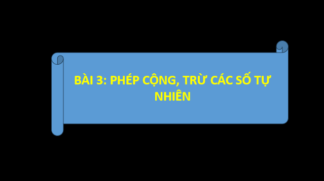 Giáo án điện tử Phép cộng, phép trừ các số tự nhiên | Bài giảng PPT Toán 6 Cánh diều (ảnh 1)