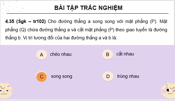 Giáo án điện tử Bài tập cuối chương 4 trang 102 | Bài giảng PPT Toán 11 Kết nối tri thức (ảnh 1)