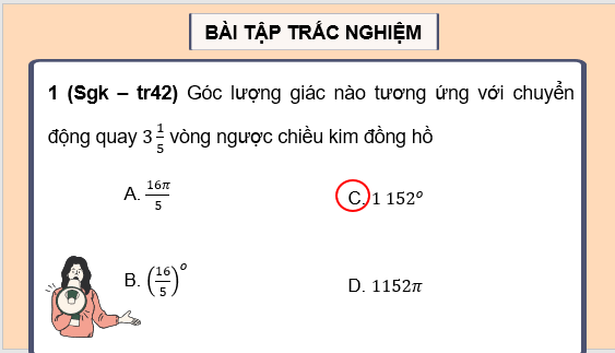 Giáo án điện tử Bài tập cuối chương 1 trang 42 | Bài giảng PPT Toán 11 Chân trời sáng tạo (ảnh 1)