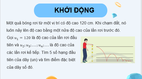 Giáo án điện tử Cấp số nhân | Bài giảng PPT Toán 11 Chân trời sáng tạo (ảnh 1)