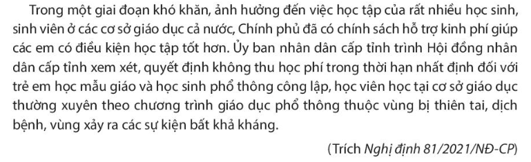 Kinh tế 10 Bài 6: Ngân sách nhà nước và thực hiện pháp luật về ngân sách | Chân trời sáng tạo (ảnh 1)