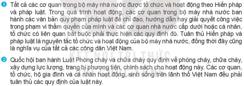 Pháp luật 10 Bài 20: Đặc điểm, nguyên tắc tổ chức và hoạt động của bộ máy nhà nước Cộng hòa xã hội chủ nghĩa Việt Nam | Kết nối tri thức (ảnh 10)