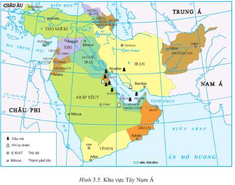 Giải Địa Lí 11 Bài 5 Tiết 3: Một số vấn đề của khu vực Tây Nam Á và khu vực Trung Á (ảnh 1)