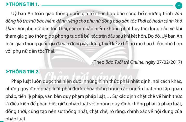 Pháp luật 10 Bài 17: Pháp luật và đời sống | Chân trời sáng tạo (ảnh 2)