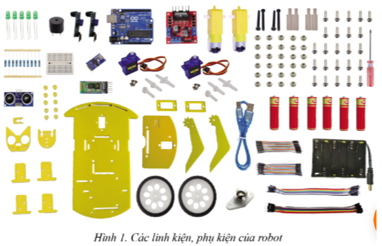 Chuyên đề Tin học 10 Bài 4: Thực hành: Lắp ráp các bộ phận của Robot giáo dục - Cánh diều (ảnh 1)