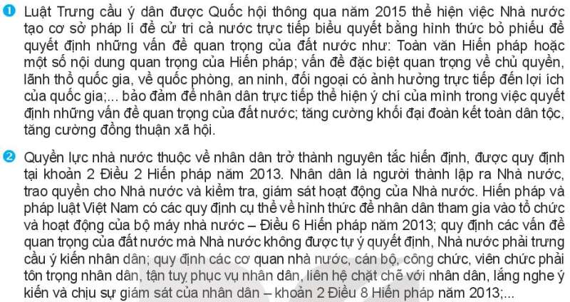 Pháp luật 10 Bài 20: Đặc điểm, nguyên tắc tổ chức và hoạt động của bộ máy nhà nước Cộng hòa xã hội chủ nghĩa Việt Nam | Kết nối tri thức (ảnh 3)