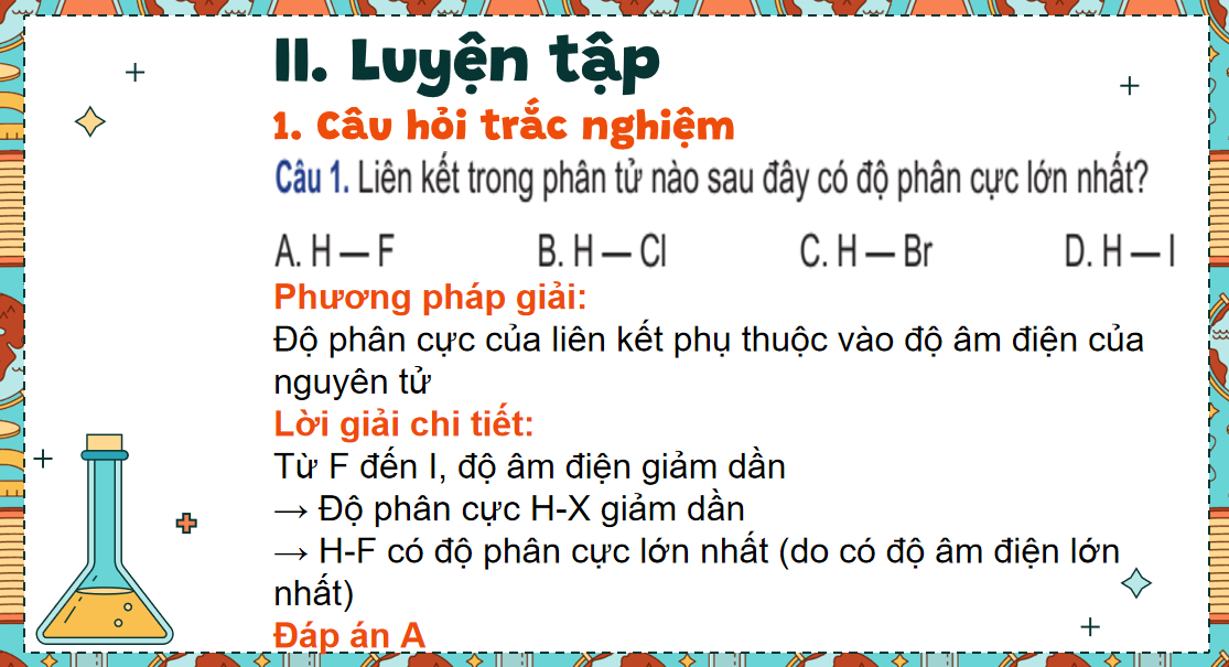 Giáo án điện tử Ôn tập chương 7| Bài giảng PPT Hóa học 10 Kết nối tri thức (ảnh 1)