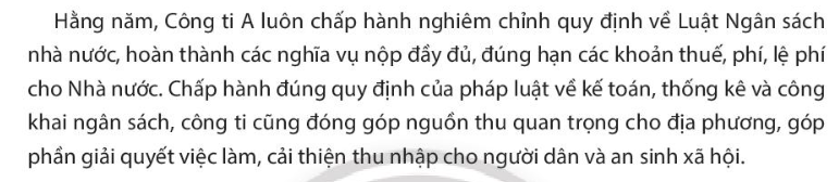 Kinh tế 10 Bài 6: Ngân sách nhà nước và thực hiện pháp luật về ngân sách | Chân trời sáng tạo (ảnh 5)