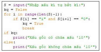 Lý thuyết Tin học 10 Bài 24: Xâu kí tự - Kết nối tri thức  (ảnh 1)