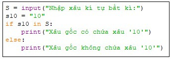 Lý thuyết Tin học 10 Bài 24: Xâu kí tự - Kết nối tri thức  (ảnh 1)