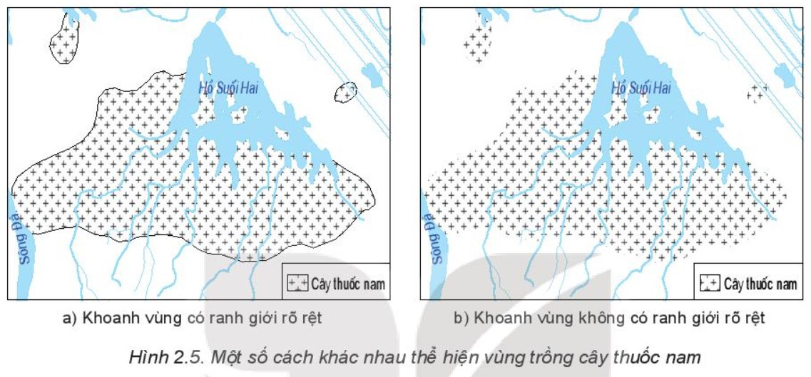 Lý thuyết Địa lí 10 Bài 2: Phương pháp biểu hiện các đối tượng địa lí trên bản đồ - Kết nối tri thức  (ảnh 1)