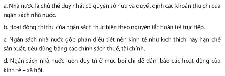 Kinh tế 10 Bài 6: Ngân sách nhà nước và thực hiện pháp luật về ngân sách | Chân trời sáng tạo (ảnh 6)