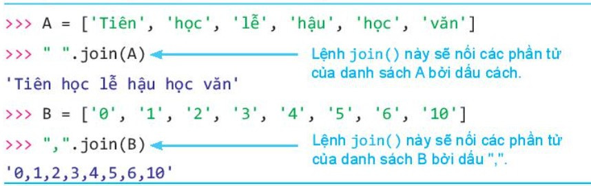 Lý thuyết Tin học 10 Bài 25: Một số lệnh làm việc với xâu kí tự - Kết nối tri thức  (ảnh 1)