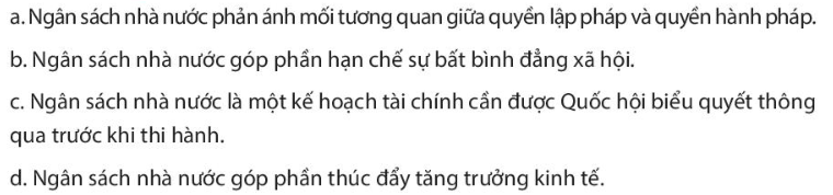 Kinh tế 10 Bài 6: Ngân sách nhà nước và thực hiện pháp luật về ngân sách | Chân trời sáng tạo (ảnh 7)