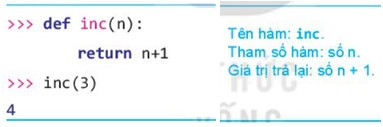 Lý thuyết Tin học 10 Bài 26: Hàm trong Python - Kết nối tri thức  (ảnh 1)