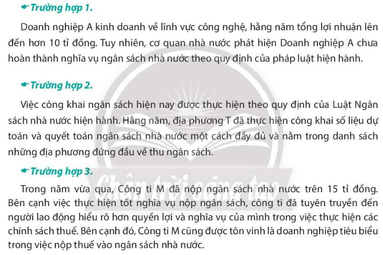 Kinh tế 10 Bài 6: Ngân sách nhà nước và thực hiện pháp luật về ngân sách | Chân trời sáng tạo (ảnh 8)