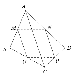 Cách chứng minh hai đường thẳng song song trong không gian (ảnh 4)