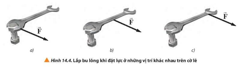 Vật Lí 10 Bài 14: Moment lực. Điều kiện cân bằng của vật | Giải Lí 10 Chân trời sáng tạo (ảnh 3)