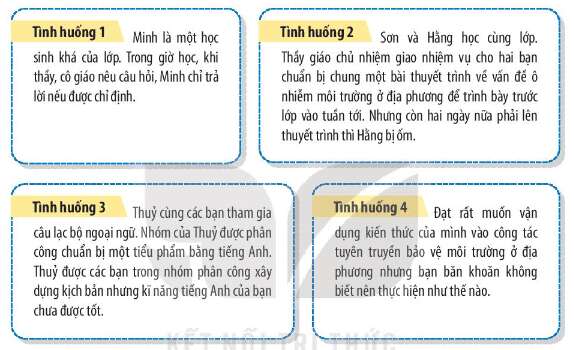 HĐTN lớp 10 Chủ đề 4: Chủ động, tự tin trong học tập và giao tiếp | Kết nối tri thức (ảnh 4)