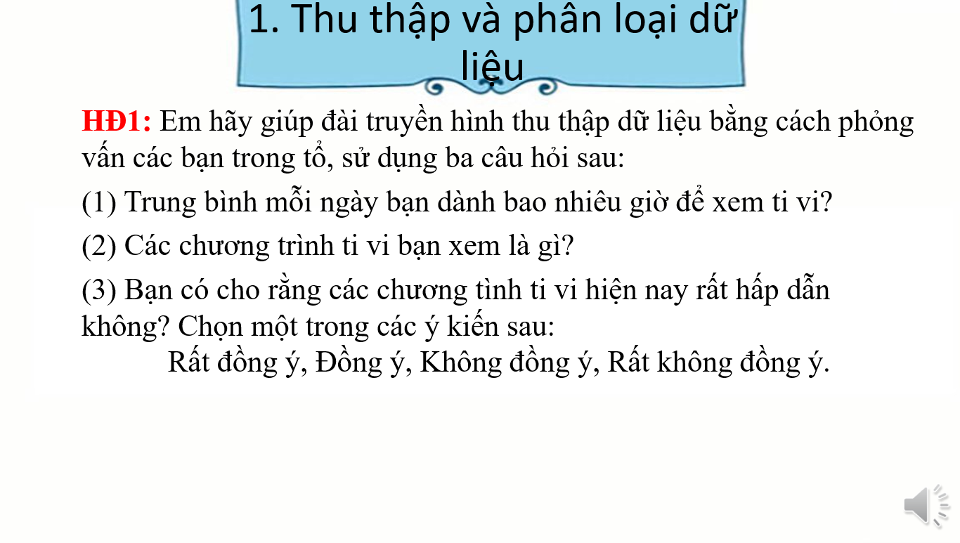 Giáo án điện tử Thu thập và phân loại dữ liệu | Bài giảng PPT Toán 7 Kết nối tri thức (ảnh 1)